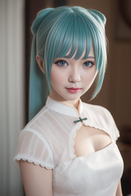 31343-26300001-best quality, masterpiece, real,realistic, photo,photorealistic,looking at viewer, _1girl, beautifly face,miku-shaohuaqipao，_.png